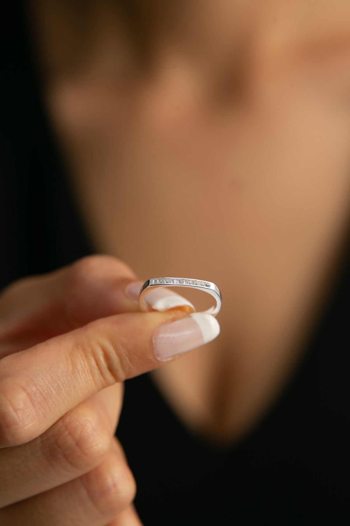 Bague tendance en argent sterling 925 pour femmes, vente en gros