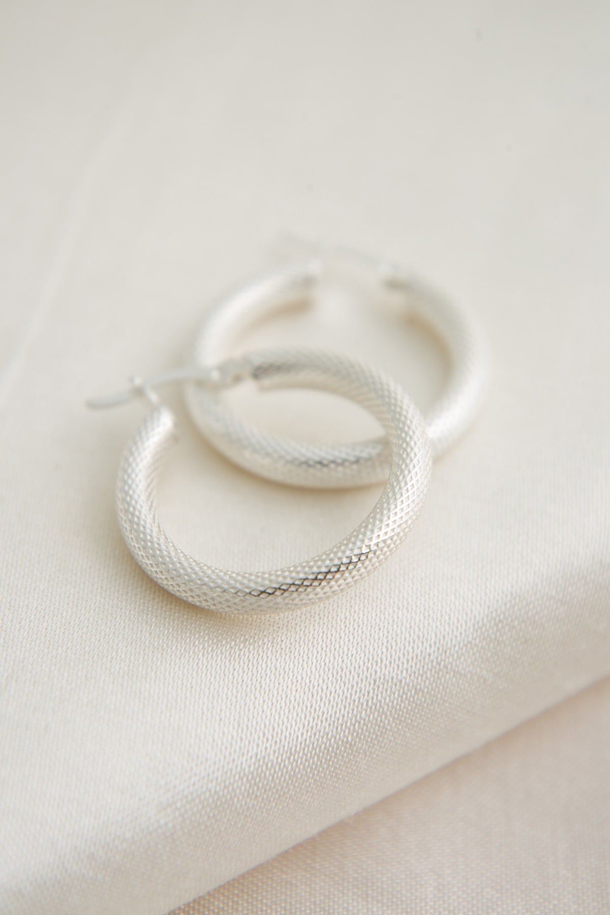 Wholesale Women's Modern Hoop Earrings in 925 Sterling Silver