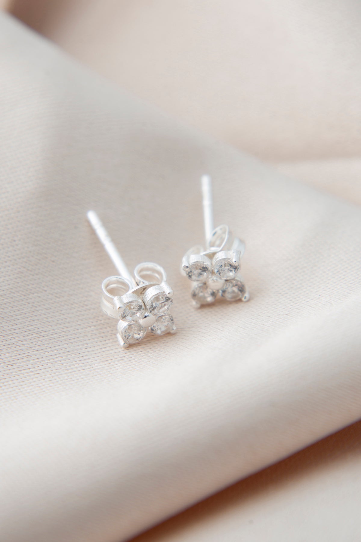 Boucles d'oreilles minimalistes en argent sterling 925 pour femmes, vente en gros