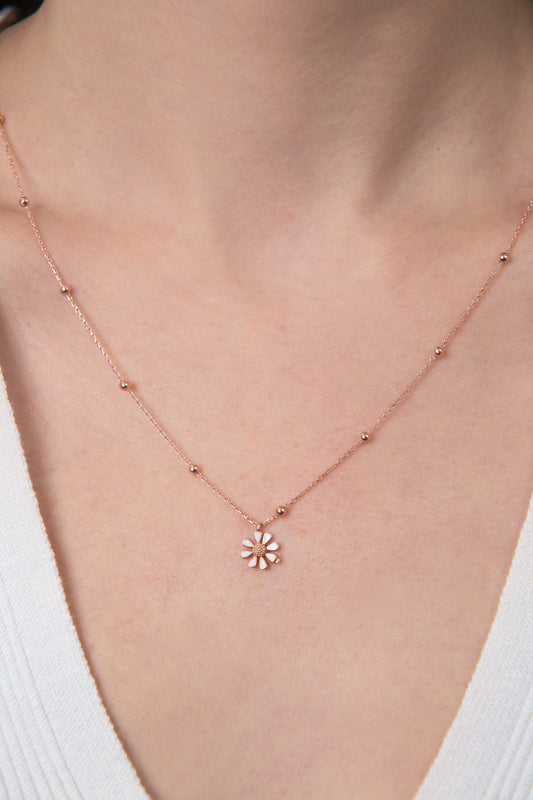 Collier en argent sterling 925 modèle Daisy pour femmes, vente en gros