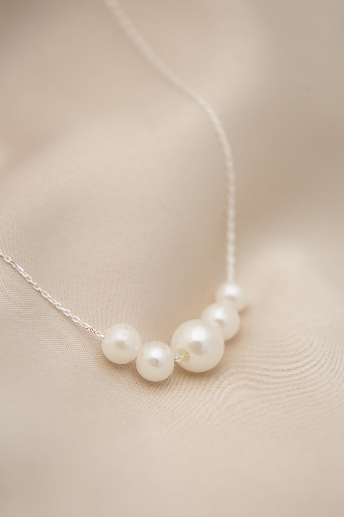 Wholesale Women's Pearl Model 925 Sterling Silver Necklace