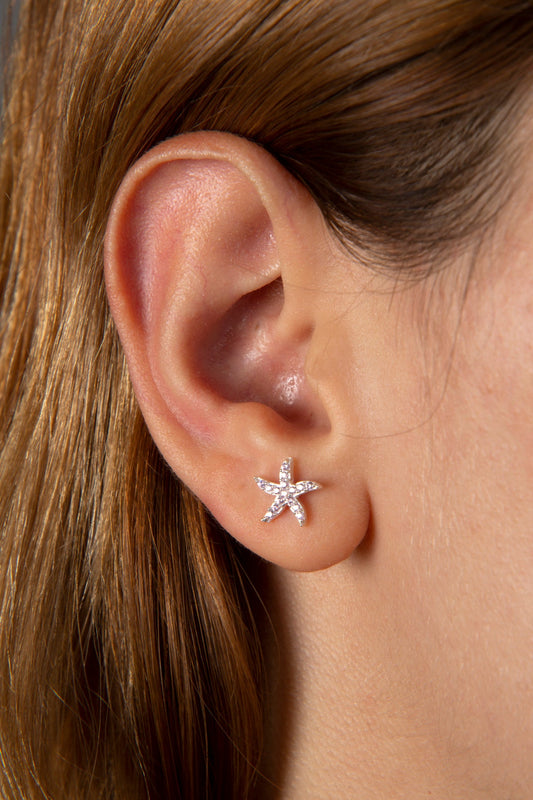 Wholesale Women's 925 Sterling Silver Star Earrings