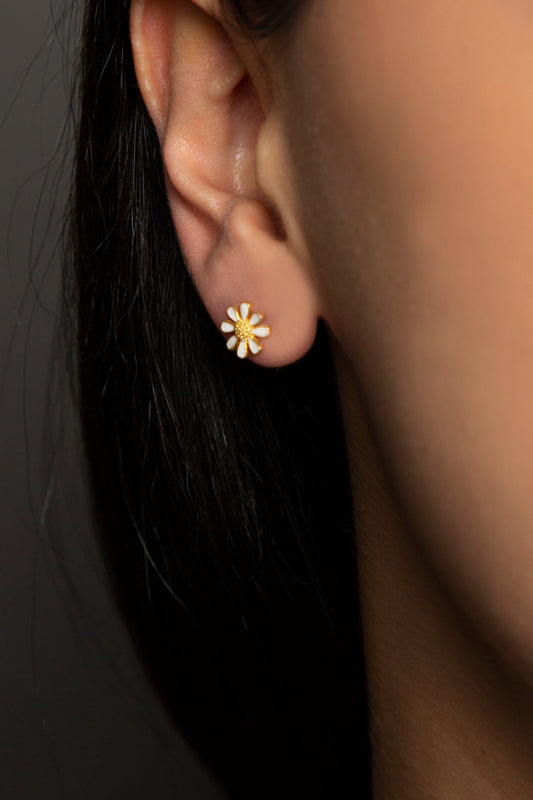 Wholesale Women's 925 Sterling Silver Daisy Earrings