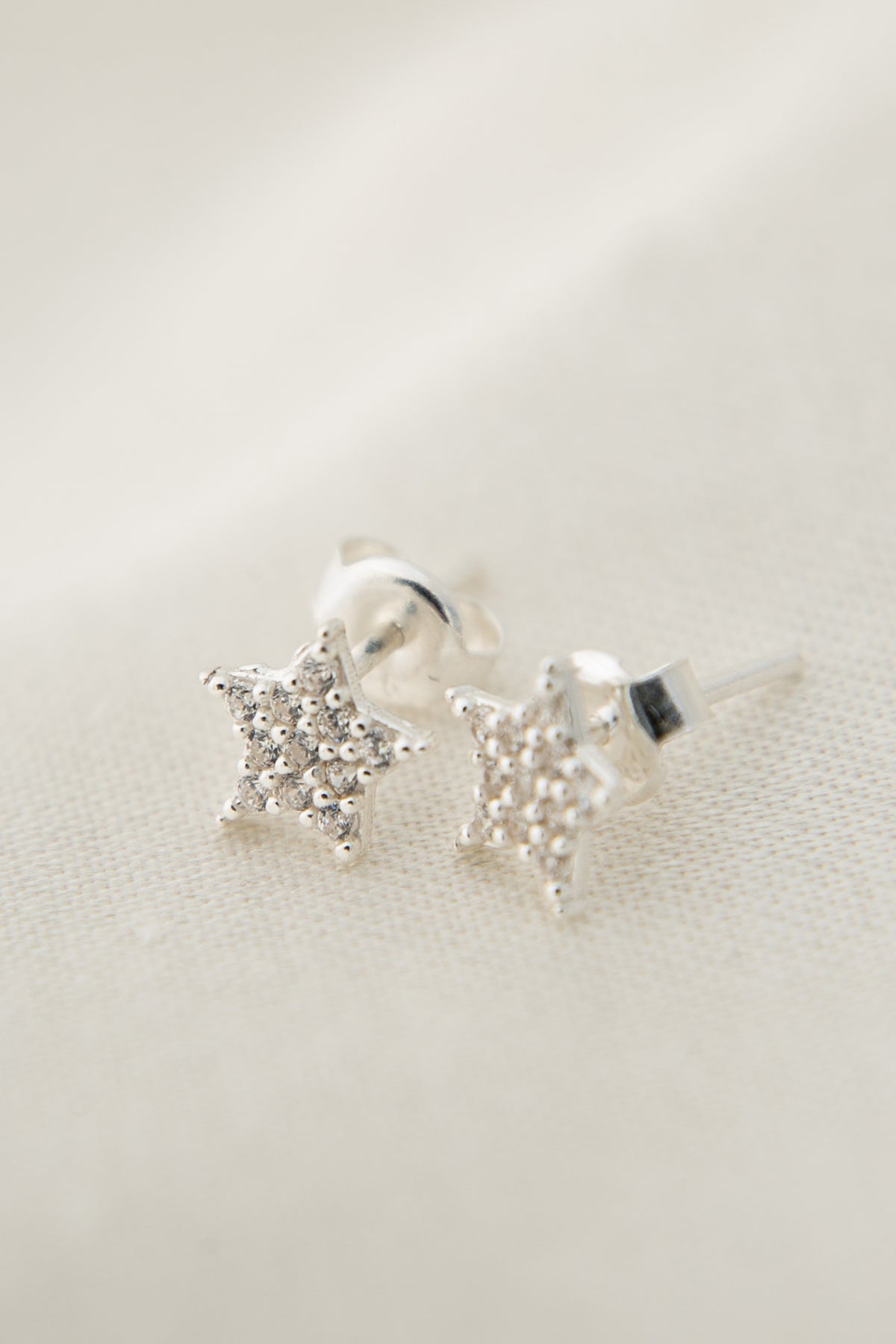 Wholesale Women's Star Design 925 Sterling Silver Earrings