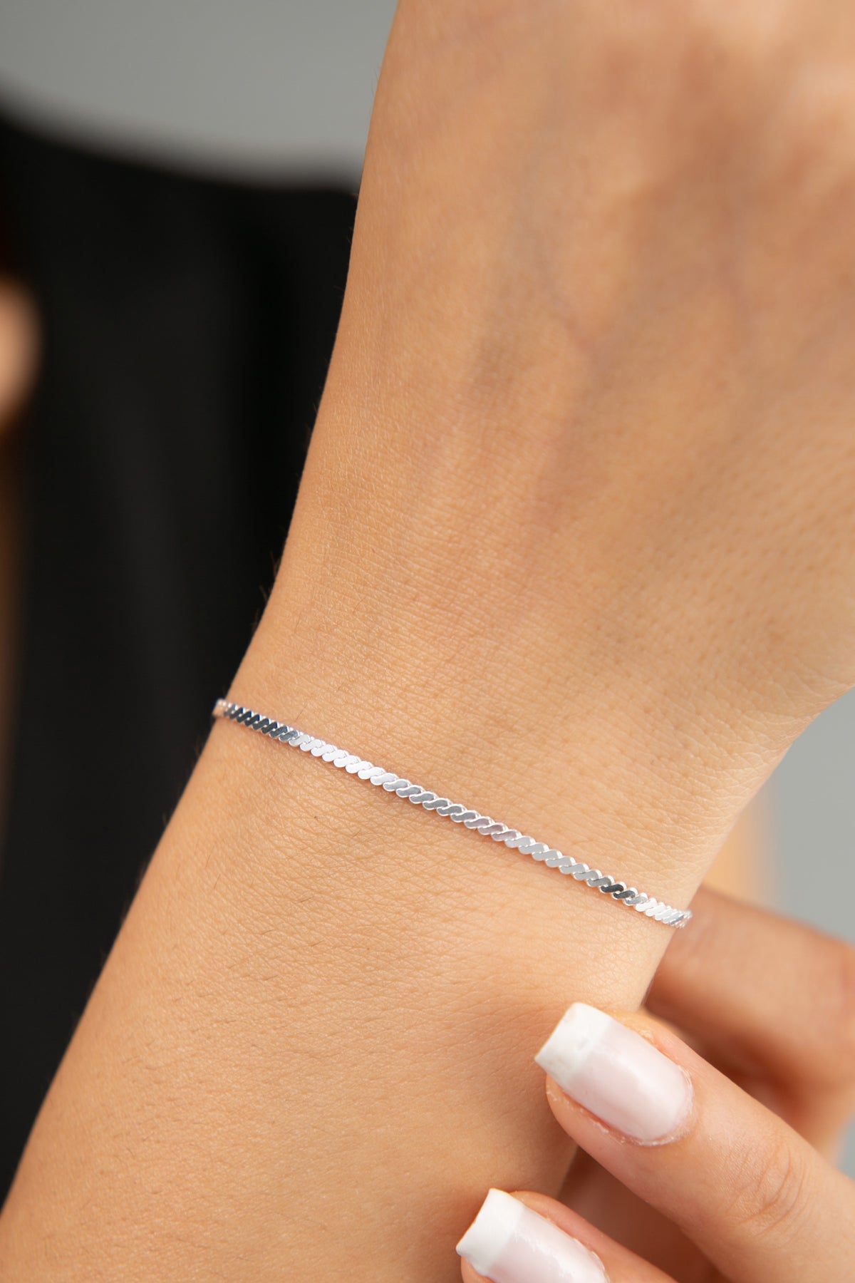 Wholesale Women's 925 Sterling Silver Fox Tail Bracelet