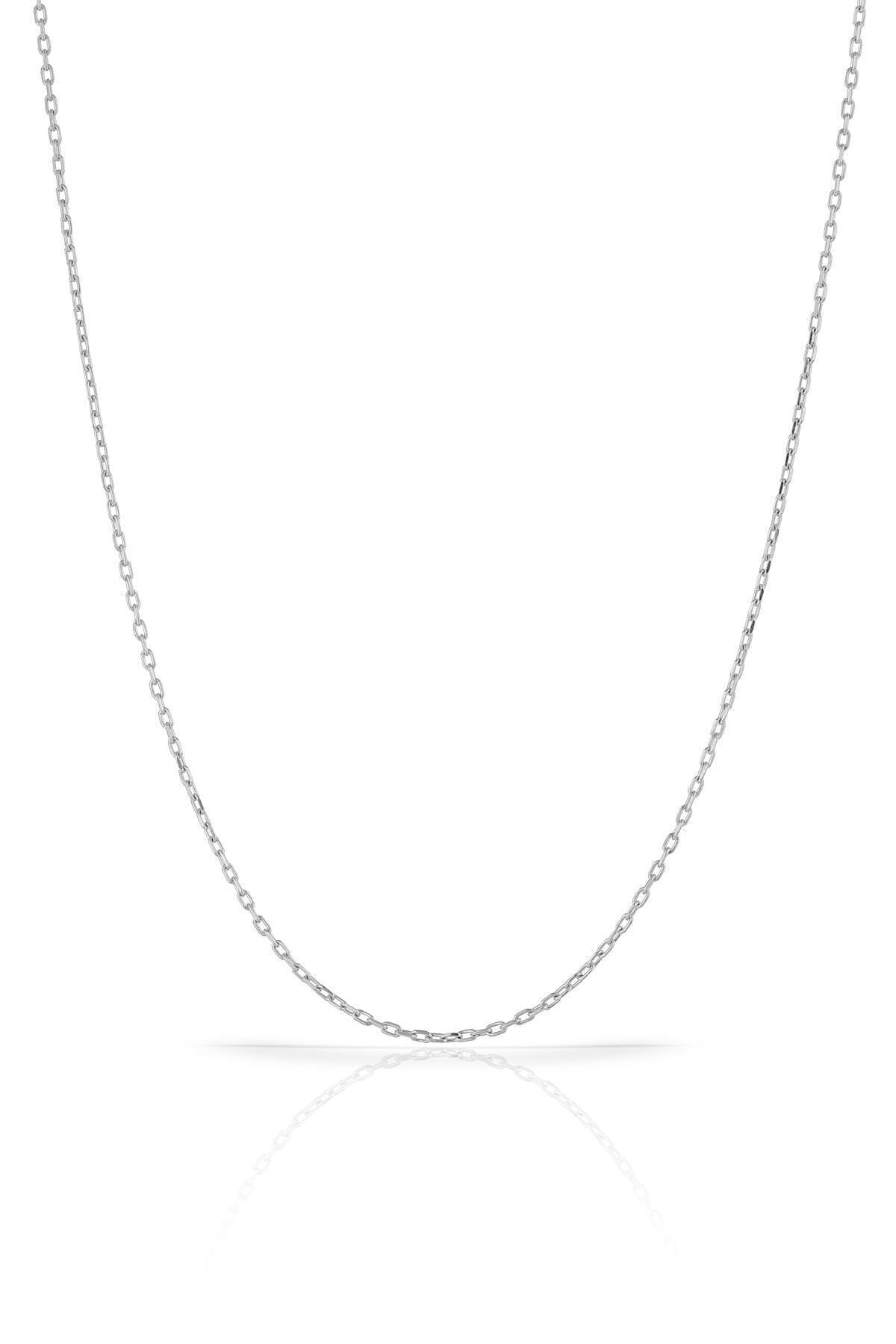 wholesale Women's Rhodium-Plated Force Chain Necklace in 925 Sterling Silver